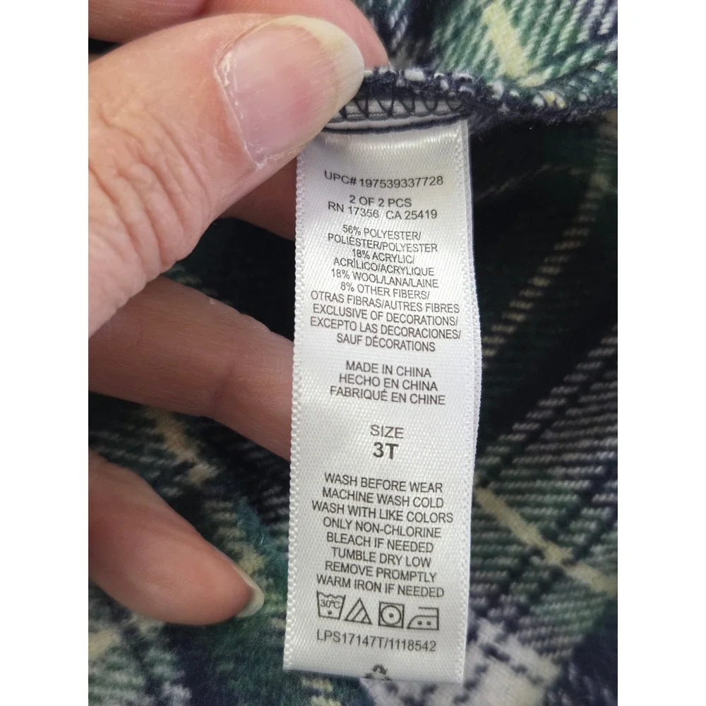 Little Me classic plaid